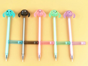 Creative Kawaii Rabbit Earstyling Писалка със сладка форма Студентски гел химикалки Училищни канцеларски материали Подарък Writin