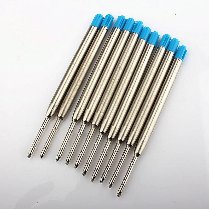 Vairumtirdzniecība lodīšu pildspalvas uzpilde gluda, smalka 0,7 mm vidēja pildījuma daļas bērniem studentiem Skolas biroja rakstīšanas rīki