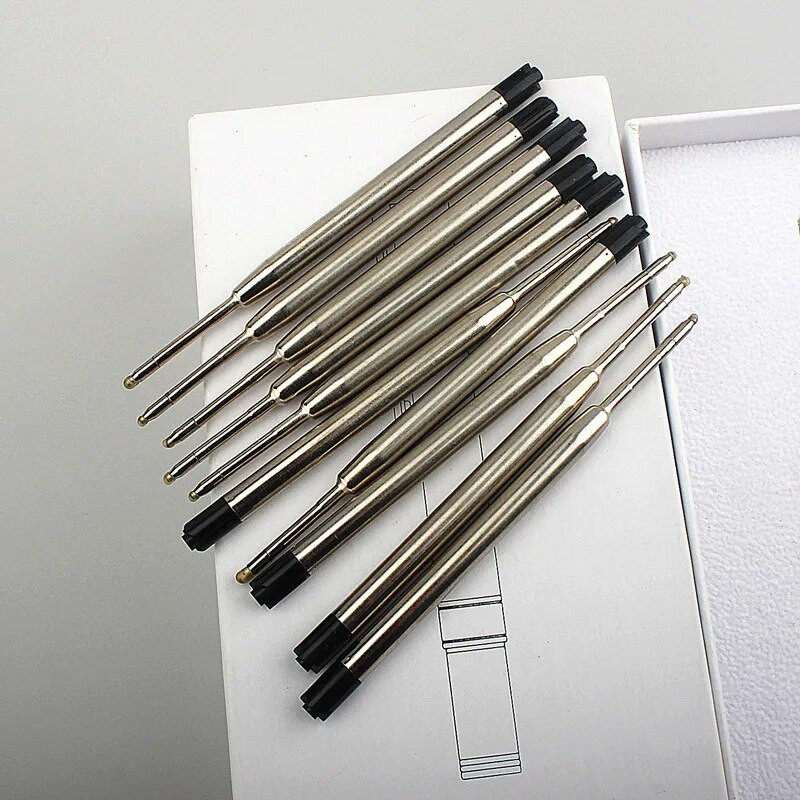 Vairumtirdzniecība lodīšu pildspalvas uzpilde gluda, smalka 0,7 mm vidēja pildījuma daļas bērniem studentiem Skolas biroja rakstīšanas rīki