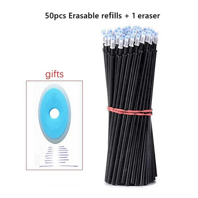 30-100 tk Kustutav Magic Gel Pliiats, 0,5 mm Geeli tindivarras, pestav käepide Koolikirjutus Pastapliiats Kirjatarbed