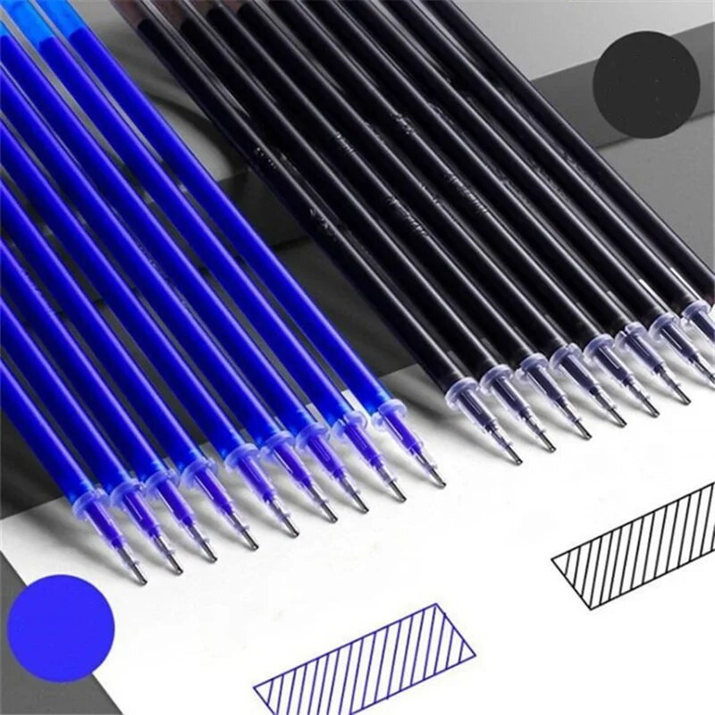 30-100 tk Kustutav Magic Gel Pliiats, 0,5 mm Geeli tindivarras, pestav käepide Koolikirjutus Pastapliiats Kirjatarbed