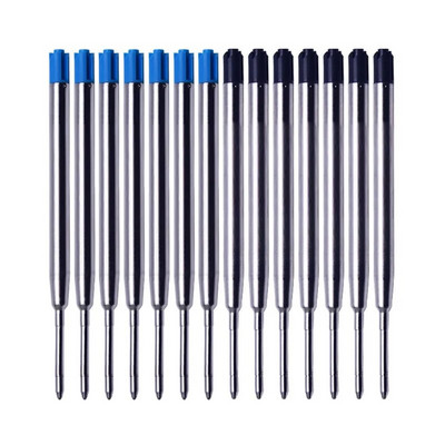10 tk 9,8 cm vahetatavad metallist pliiatsi täitematerjalid 0,7 mm spetsiaalsed kontoritarvete kirjutamiseks mõeldud pastapliiatsi täitevardad
