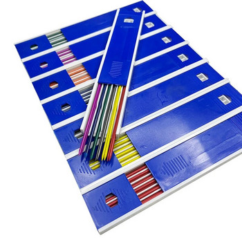 12 бр./кутия 2,0 mm цветен механичен молив, пълнител за олово Art Sketch Рисуване, цветен олово, изтриваем училищен цветен молив, канцеларски материали