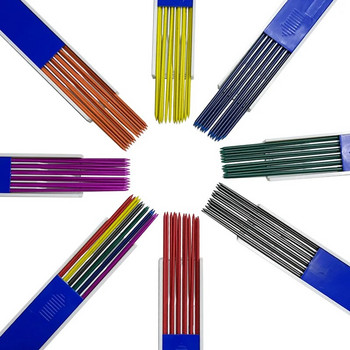 12 τεμ./κιβώτιο 2,0 χιλιοστών Έγχρωμο Μηχανικό Ανταλλακτικό Μολύβι Lead Art Sketch Drawing Colorful Lead Erasable School Color Pencil Stationary