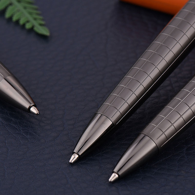 Luksusa, smagas sajūtas metāla lodīšu pildspalvas Skolas biznesa biroja paraksta rullīšu pildspalva Rakstāmā lodīšu pildspalva Studentu kancelejas piederumi