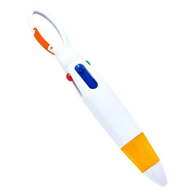 Preses veids Gēla pildspalva, izvelkama 4 krāsu tintes lodīšu pildspalvas ar sprādzi Atslēgu piekariņi Rakstīšanas rīki Kancelejas preces Biroja skolas piederumi