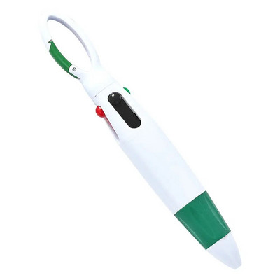 Preses veids Gēla pildspalva, izvelkama 4 krāsu tintes lodīšu pildspalvas ar sprādzi Atslēgu piekariņi Rakstīšanas rīki Kancelejas preces Biroja skolas piederumi