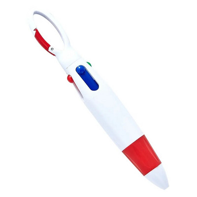 Preses veids Gēla pildspalva, izvelkama 4 krāsu tintes lodīšu pildspalvas ar sprādzi Atslēgu piekariņi Rakstīšanas rīki Kancelejas preces Biroja skolas piederumi