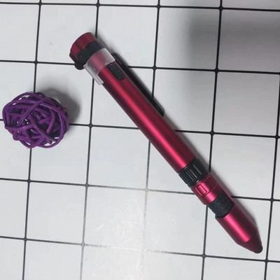 Φωτιστικό στυλό πολυλειτουργικό στυλό Υπαίθριο στρατιωτικό ταξίδι 6 σε 1 Πολυλειτουργικό εργαλείο κατσαβίδι Πυξίδα θήκη αφής