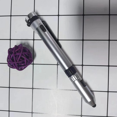 Φωτιστικό στυλό πολυλειτουργικό στυλό Υπαίθριο στρατιωτικό ταξίδι 6 σε 1 Πολυλειτουργικό εργαλείο κατσαβίδι Πυξίδα θήκη αφής