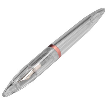 Στυλό 2X 0,5 mm με μύτη με σταγονόμετρο Διαφανή στυλό υψηλής χωρητικότητας Office School Rose Gold & Red