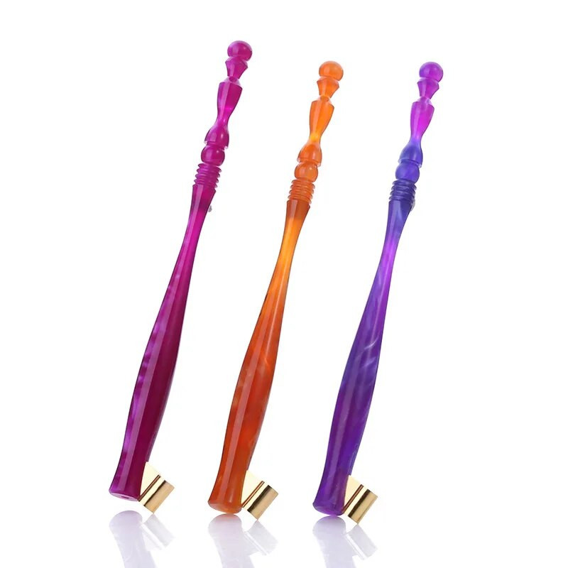 Stiklo imitacijos kaligrafijos rašalo rašalo panardinamasis rašiklio antgalio laikiklis Lengvai valomas dervos rašiklio antgalio laikiklis skirtas vaikams senovinių rašiklių mokyklai