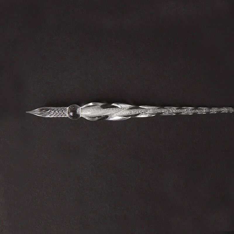 Sticla cu înmuiere înalt din sticlă borosilicată cu cerneală artistică colorată, colorată cu apă, stilou semnătură transparent