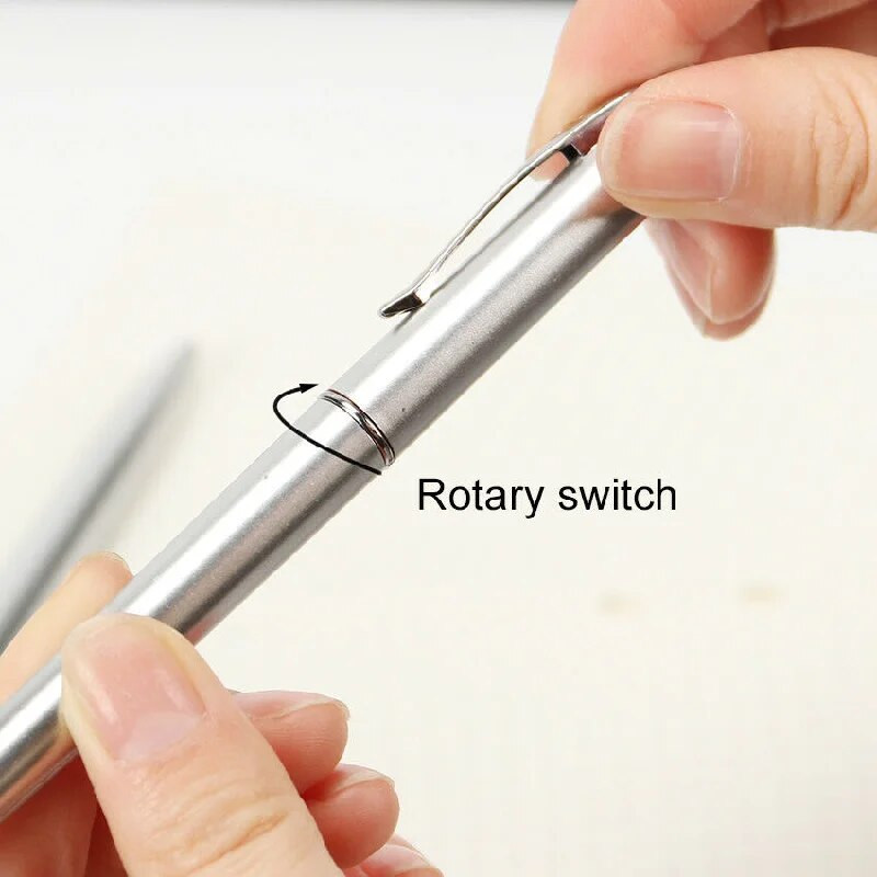 Fun Pen 2-in-1 Invisible UV Glowing Pen Ink Magic Safe Handwriting Secret Spy Pen with UV New Creative Plastic Ballpoint Pen