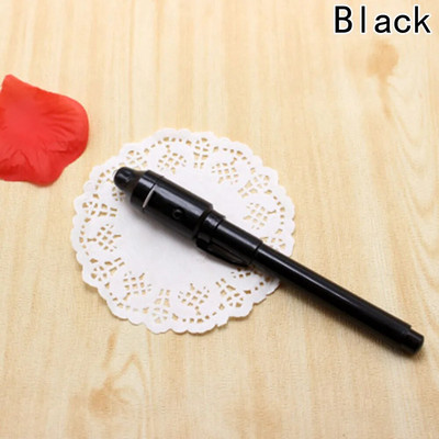 Neredzama fluorescējoša pildspalva Led violeta gaiša elektroniskā banknošu detektors radošs ultravioletās maģiskas tintes lampas pildspalvas marķieris