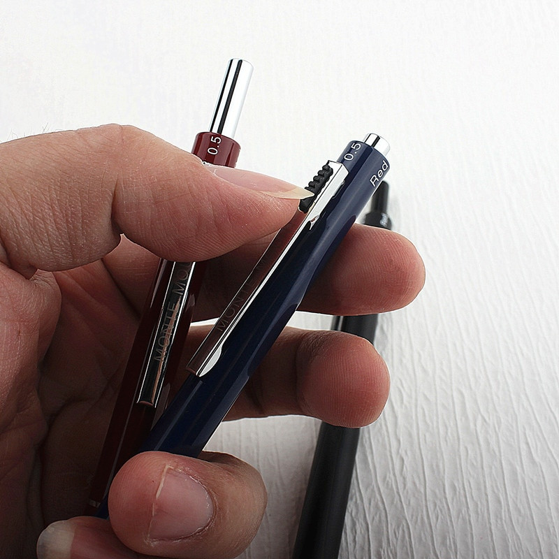 Metalinis daugiaspalvis rašiklis 4 viename gravitacijos jutiklio tušinukas 3 spalvų rutulinis rašiklis ir 1 mechaninis pieštukas Biuro raštinės reikmenys Gfit