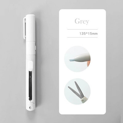 Pārnēsājams mini krāsu saliekams šķērveida pildspalvu griezējs izmērs drošs keramikas griezējs lietderība nazis papīrs darba dienasgrāmata skolas papīra apgriešana