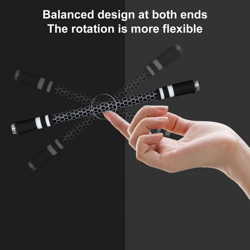 Flash Creative Põrutuskindel pöörlev pliiats Välklamp Värvilised tuled Dekompresseeriv harjutuste käepideme sõrmepliiats õpilastele kingituseks