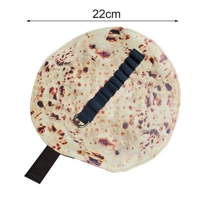 Naljakas suure mahutavusega kaasaskantav Tortilla rulliku disainiga pliiatsihoidja meigipintsli hoiukott Koolitarbed