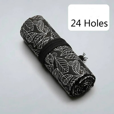 24.12.36. caurumi Canvas Kawaii skolas zīmuļu futrālis meitenēm, zēniem, rullējamais penālis, liels pildspalvu maisiņš, kaste Kancelejas piederumu maisiņu piederumi