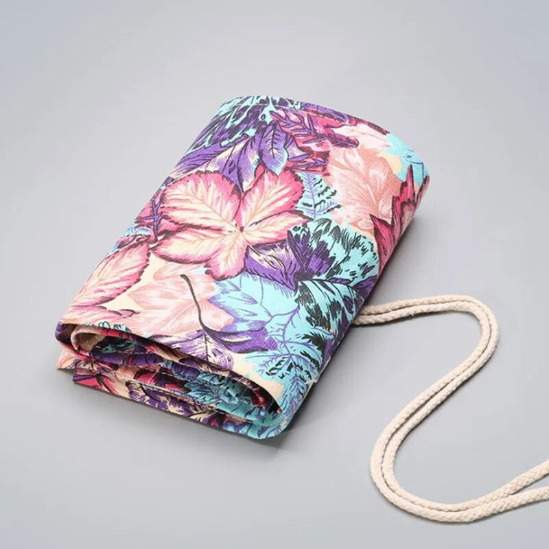 24.12.36. caurumi Canvas Kawaii skolas zīmuļu futrālis meitenēm, zēniem, rullējamais penālis, liels pildspalvu maisiņš, kaste Kancelejas piederumu maisiņu piederumi