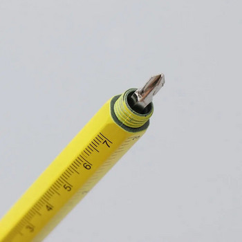 Αναλώσιμα γραφής Spirit Level Screwdriver Screen Touch Pen Ballpoint Στυλό Πολυλειτουργικό στυλό χάρακας Gadgets Χωρητικό στυλό