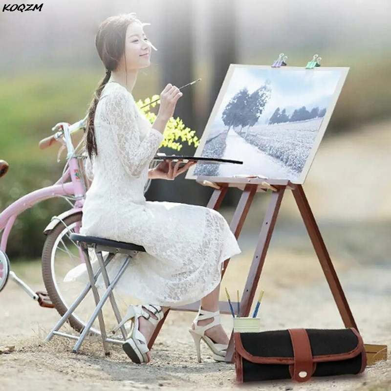 24Gb komplekts Sketch zīmuļu maciņš kokogles pagarinātājs zīmuļu tonis griezējs zīmēšanas maisiņš