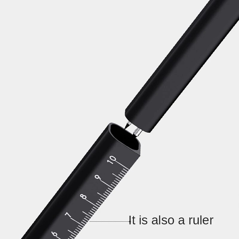 Nutrinami rašiklio formos liniuotės kompasai Žymėlis Profesionalus piešimas Mechaninis rašymas Biuro reikmenys Kompasas Liniuotės mokykla