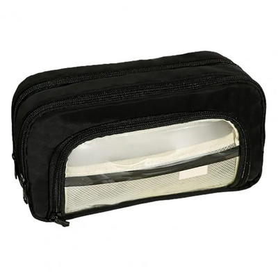 Τσάντα στυλό καθαρού παραθύρου μεγάλης χωρητικότητας Φορητό φερμουάρ για αγόρια μαθητικά μολύβι Γραφική θήκη Σχολική θήκη