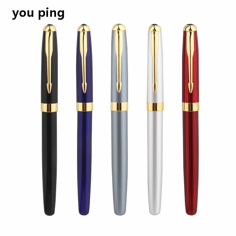 Luksusa pildspalva Augstas kvalitātes 388 Krāsu Biznesa biroja Rollerball Pen New School studentu kancelejas piederumi Izejmateriāli Lodīšu pildspalvas