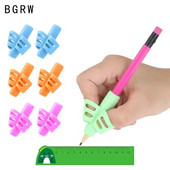6 τεμάχια/Σετ λαβές μολυβιών Παιδικές λαβές χειρογράφου Διόρθωση στάσης λαβής εκπαίδευσης Γράψιμο στυλό AIDS Κρατήσεις για νήπια δώρα