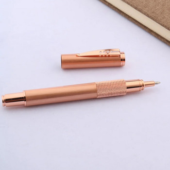 ροζ χρυσαφί στυλό Rollerball μεταλλικό στυλό μελάνι Elegante Signature χαριτωμένο στυλό Γραφική ύλη Σχολικά προμήθειες Γράψιμο
