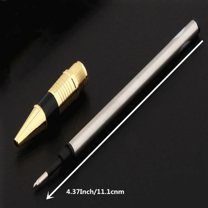 530 Melns Sarkans Krāsa Zeltains grebums Sarkankoka Biznesa biroja Rollerball Pen Skolas piederumi