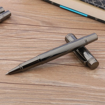 луксозни висококачествени пистолетно сиви стандартни класически елегантни подпис RollerBall Pen химикалки с мастило в Швейцария Бизнес офис консумативи