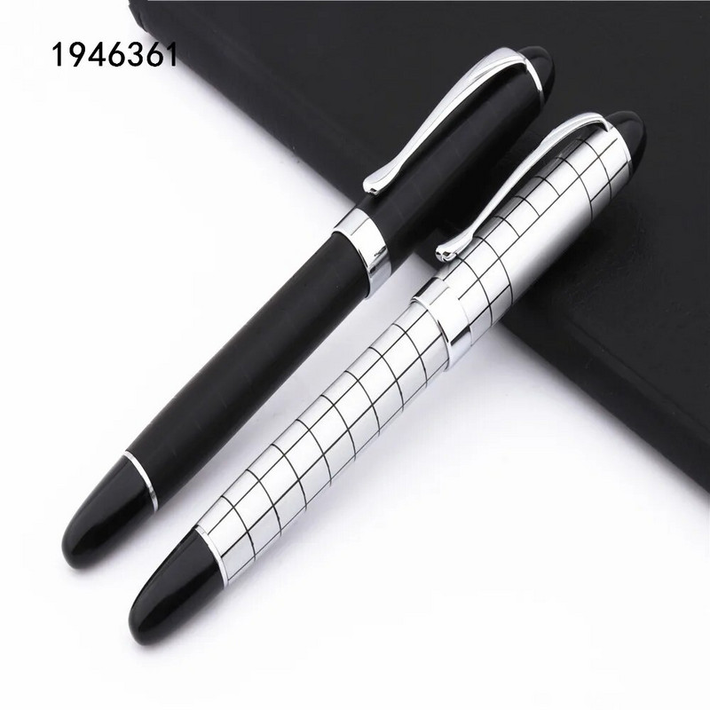 Prabangus aukštos kokybės 79 Juoda balta linija Mokyklinio mokinio biuro reikmenys Rollerball Pen New Puikus dovanų rašiklio derinys