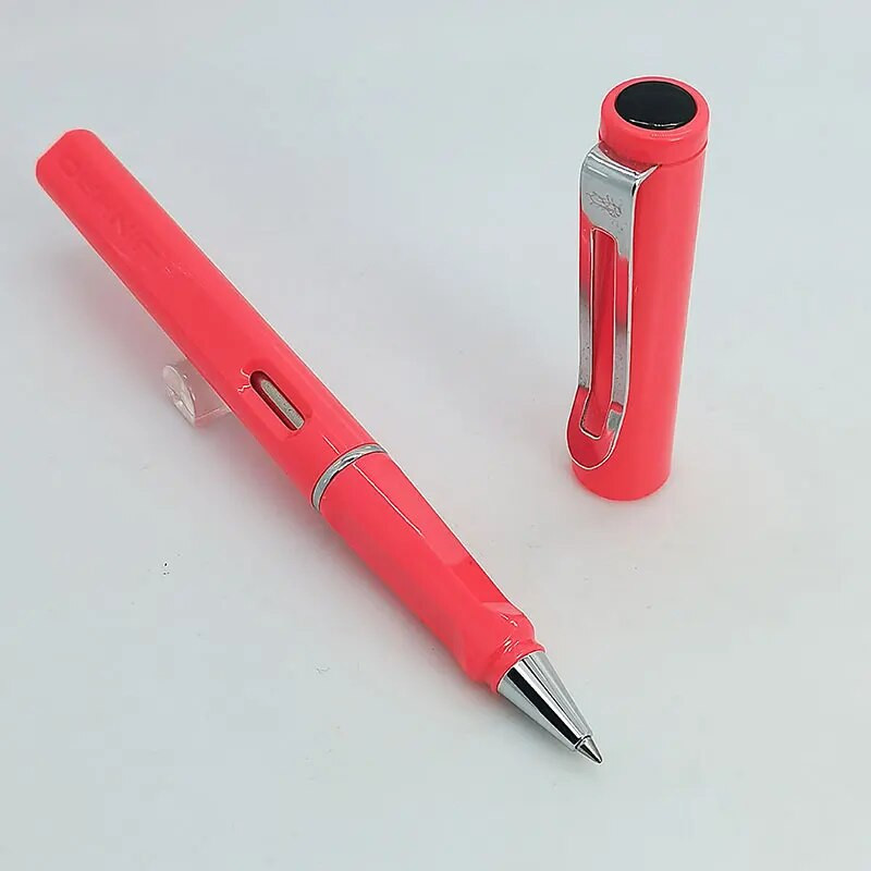 Jinhao 599 vairāku krāsu biznesa biroja skolas rakstāmpiederumu želejas pildspalva Jauna finanšu rullīšu pildspalva 0,5 mm