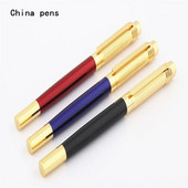 Luksusa augstas kvalitātes 856 Zelts dažādi Skolas piederumi Biznesa birojam Medium Nib Rollerball pildspalva Jaunums mīļotajam dāvanu pildspalva