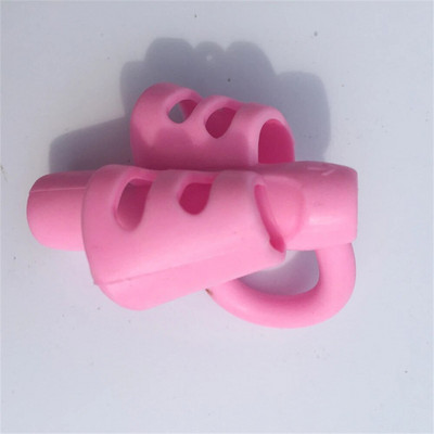 Mīksts silikona zīmuļu turētājs vienkrāsains bērnu rakstīšanas apmācības korekcijas ierīce studentu kancelejas piederumi skolas piederumi bērniem, dāvana