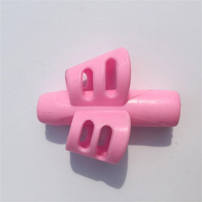 Mīksts silikona zīmuļu turētājs vienkrāsains bērnu rakstīšanas apmācības korekcijas ierīce studentu kancelejas piederumi skolas piederumi bērniem, dāvana