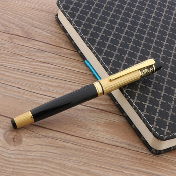 Υψηλής ποιότητας Πολυτελές 901 μεταλλικό στυλό Rollerball INK PEN 0,7mm ΜΑΥΡΟ χρυσό Διακοσμητικό Γραφείο Σχολικά είδη Γράφοντας ΝΕΟ
