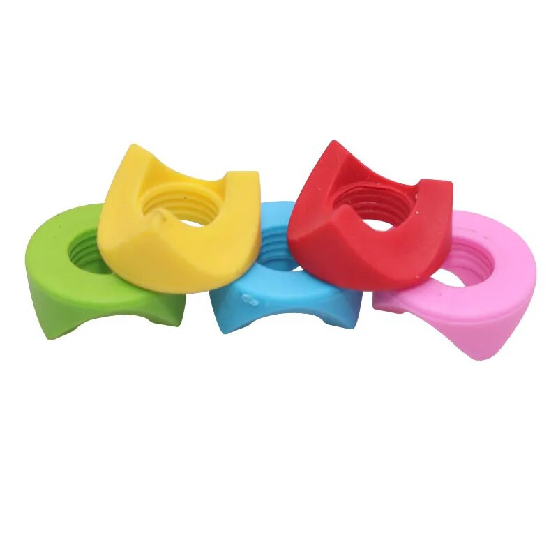 20 gab. Silikona pildspalvas turētājs rakstīšanas pozas korekcijas gēla pildspalvas palīgrokturis, trīsstūrveida diegu pildspalvas studentu piederumi