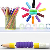 20gab Mīkstas putas Krāsu zīmuļu rokturi Bērnu Ortoze Instrumenti Zīmuļu Satvērējs Ortozes Pretslīdēšanas Rakstīšanas Pirkstu aizsargmaciņa