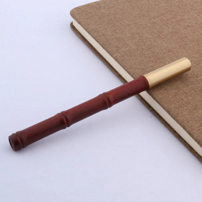 Luksuslikud kvaliteetsed messingist bambusest rull-pastapliiatsid kirjatarbed õpilaste kontoritarbed.