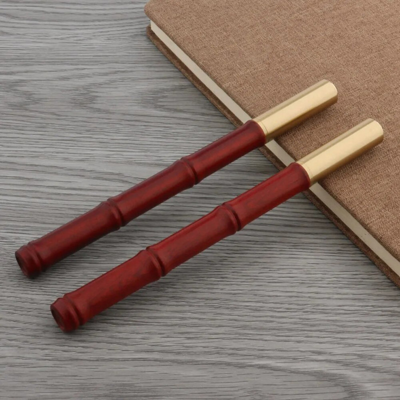 Luksuslikud kvaliteetsed messingist bambusest rull-pastapliiatsid kirjatarbed õpilaste kontoritarbed.