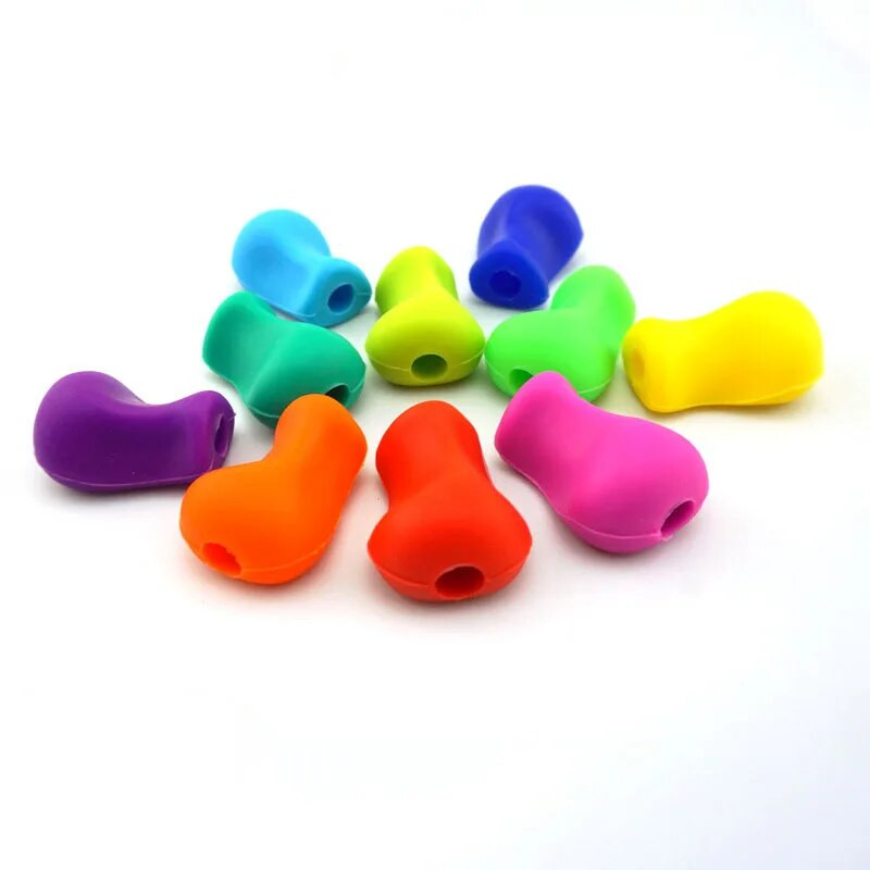 5-10 τμχ Νέος παιδικός διορθωτικό μολυβιών για αρχάριους, μολυβοθήκη διπλού δακτύλου, χαρτικά δημοτικού σχολείου