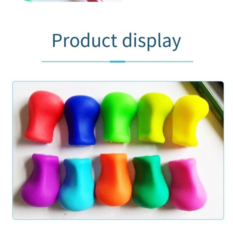 5-10 τμχ Νέος παιδικός διορθωτικό μολυβιών για αρχάριους, μολυβοθήκη διπλού δακτύλου, χαρτικά δημοτικού σχολείου