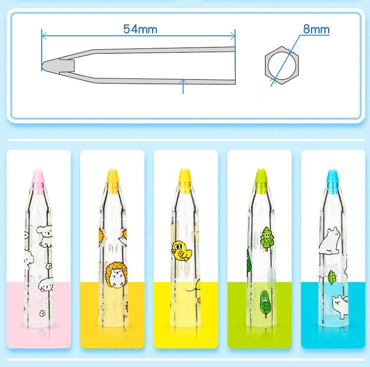 5 τμχ Δημοτικό Σχολείο Κινούμενα σχέδια Μολύβι Καπάκι Μολυβοθήκη Προστασία μολυβιού Προέκταση Μολυβιού Καπέλα μολυβιών Σχολικά είδη Κάλυμμα στυλό