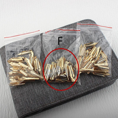 4 tk Hero täitesulepea, 26 otsaga kuldne paljude seeriate jaoks, mida saab vahetada kirjatarbed õpilaste kontoritarbed