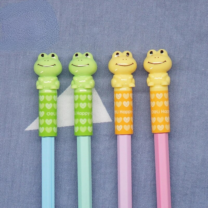 Jauka zīmuļa vāciņš Kawaii kancelejas preces plastmasas zīmuļa aizsargvāciņš Zīmuļu pagarinātājs pildspalvas pildspalva Skolas biroja piederumi Lētāka prece