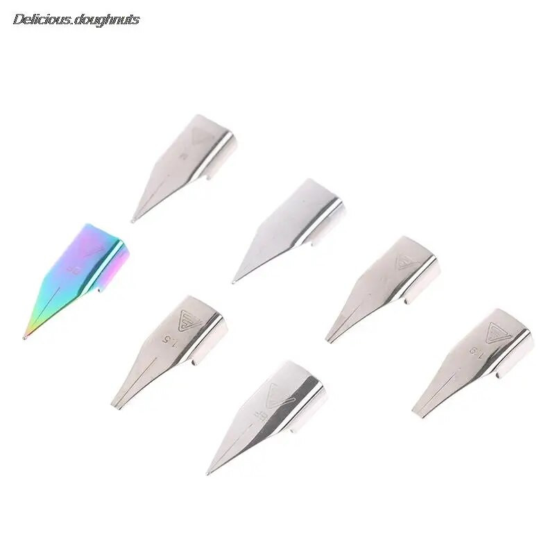 3gab 757# strūklaku pildspalvas uzgalis aksesuāri žilbinošas F/EF/M mākslas uzgalis skolas piederumi strūklaku pildspalva skolas piederumiem